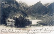 Das alte Berggasthaus auf einer Postkarte aus dem Jahr 1903. (Bilder: PD)
