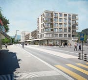 Die Überbauung Bahnhof-Süd in Wattwil wird jetzt an beiden Enden höher ausfallen als ursprünglich geplant. (Bild: PD)