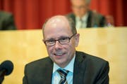Der Gossauer Stadpräsident Alex Brühwiler hat seinen Rücktritt auf Ende Mai 2018 angekündigt. (Bild: Ralph Ribi)