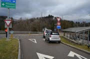 Blick auf die Unfallstelle. (Bild: Kapo AR)