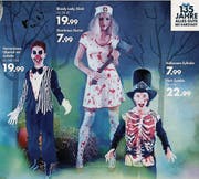 So wirbt Karstadt für Horror-Kostüme. (Bild: PD)
