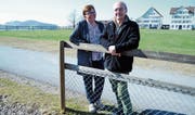 Heidi Mauch und Kurt Löffel vom Verein «Dorftreffpunkt Stein». (Bild: Astrid Zysset)