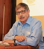 Der Präsident des Oldtimer Club Saurer, Ruedi Baer, konnte für das Jahr 2017 sehr zufrieden Bilanz ziehen. (Bild: Christof Lampart)