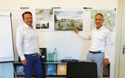 Die Investoren Peter Mettler und Rolf Schubiger. (Bild: Patrik Kobler)