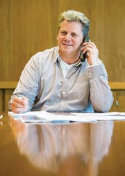 José Muro am letzten Dienstag auf der Tagblatt-Redaktion. (Bild: Urs Bucher)