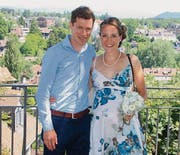 Daniel Hubmann hat seine Annette geheiratet. Sie erwarten im September ihr erstes gemeinsames Kind. (Bild: pd)