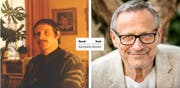 Konstantin Wecker früher (l.), und heute (r.), 70jährig.