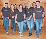 Der Vorstand von «Kultur am Berg» im Endspurt: Am 24. März steigt die KaDo-Party in Walzenhausen, der zweite Anlass des jungen Vereins. (Bild: pd)