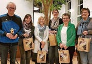 Der Vorstand: Daniel Mörgeli, Pia Sutter, Esther Paliwoda, Brigitte Hascher, Elisabeth Hefti, Regula Friederich und Sandra Patonay. (Bild: PD)