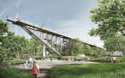 Geld für «Wunderbrücke» (Bild: Visualisierung: PD)
