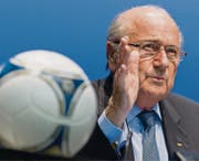 Der 79jährige Sepp Blatter kandidiert für eine fünfte Amtszeit an der Spitze des Weltfussballverbandes. (Bild: ky/Alessandro Della Bella)