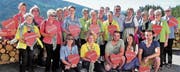 Der Frauenchor Buchs in guter Stimmung im Lungau am Katschberg. (Bild: PD)
