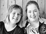 Melanie (11) und Michelle (16) Muheim Tufertschwil, Militärschützenverein Lütisburg