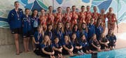 Das Flöser Synchronteam überzeugte an den Regionalmeisterschaften mit starken Solo-, Duett- und Combodarbietungen. (Bild: PD)