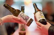 Bisher gibt es drei neue Cider-Sorten von Möhl. (Bild: Michel Canonica)
