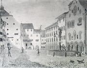 Wil stand jahrhundertelang unter äbtischer Herrschaft. (Bild: Stadtarchiv Wil)