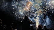 Das Feuerwerk ist jedes Jahr einer der Höhepunkte des Romanshorner Sommernachtsfestes. (Bild: Nana do Carmo)