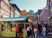 Einer der Höhepunkte der Appenzeller Frühlingstage soll der Markt am Samstag sein. (Bild: PD)