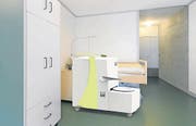 Weltneuheit: Die wasserlose Toilette Closac der Grabser Firma Liftag AG. (Bild: pd)