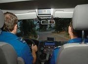 Auf Kontrollfahrt durch das Herisauer Waldegg-Quartier.