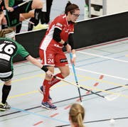 Liana Messere und die Red Lions hatten die Partie schon nach dem ersten Abschnitt verloren. (Bild: Mario Gaccioli (Frauenfeld, 17. Dezember 2017))