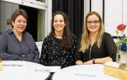 Sie machten den fünften zusätzlichen Sitz unter sich aus: Irene Haltmeier, Doris Tobler und Janine Inauen. (Bild: Trudi Krieg)