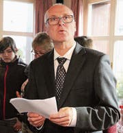Gemeindepräsident Martin Imboden will die Entwicklung beim Windpark Wuppenau/Braunau genau im Auge behalten. (Bild: Christof Lampart)