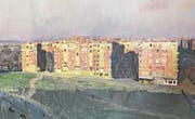 Das Gemälde «Häuserblock von Paris» aus dem Jahr 1936 vom Schweizer Künstler Cuno Amiet (1868-1961) (Bild: .)