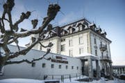 Das seit Ende August 2016 geschlossene Hotel Walzenhausen wird "ziemlich sicher" nicht mehr in Form eines Hotels eröffnet. (Bild: Ralph Ribi)