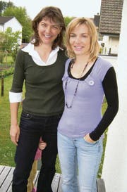 Blicken mit Stolz zurück: Aurelia Denzler-Scalabrin (41, links) und Regula Zürcher-Scalabrin (40). (Bild: Bruno Eicher)