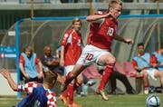 Früher gegen, heute für Kroatien: In den Nachwuchsauswahlen trug Ivan Rakitic noch das Schweizer Trikot, dann entschied er sich für Kroatien. (Bild: ky/Karl Mathis)