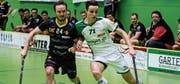 Julian Alder (rechts) wird auch im Spiel gegen seinen Bruder versuchen, jeden Ball zu gewinnen. (Bild: PD)