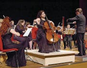 Die jungen Musikerinnen und Musiker der Quarta 4 Länder Jugendphilharmonie konzertieren im Carmen-Würth-Saal. (Bild: Gisela Tobler)