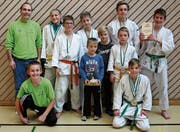 Erfolgreiche Buchser Judokas am Werdenberger Herbstturnier. (Bild: PD)