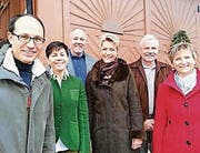Marc Mächler, Imelda Stadler, Orlando Simeon, Karin Keller-Sutter, Fritz Rutz und Vreni Wild. (Bild: pd)