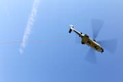 Der etwas über fünf Tonnen schwere Cougar-Helikopter der Schweizer Armee. (Bild: Rudolf Hirtl)