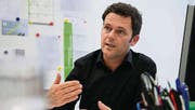 Dienstleister und Vermittler: Der neue Medienbeauftragte des Kantonsspitals St. Gallen, Philipp Lutz. (Bild: Stefan Beusch)