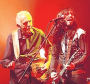 Die beiden Neuen bei Ten Years After: Bassist Colin Hodgkinson und Frontmann Marcus Bonfanti. (Bild: Barbara Hettich)