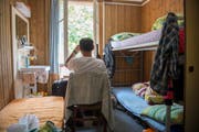 Asylsuchender im Asylzentrum Landegg. Im Vordergrund der Integraton stehtdie Integration in unsere Gesellschaft sowie die Vorbereitung auf eine Ausbildung oder den Einstieg in die Arbeitswelt. (Bild: Urs Bucher/Archiv)