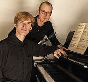 Klarinettist Valentin Wandeler, Pianist Matthias Roth. (Bild: PD)