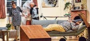 Der Theaterverein Wallenwil spielt «Verliebt, verlobt, verzwickt». (Bild: Christoph Heer)
