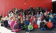 Am Fasnachtsdienstag durften die Gamser Kinder verkleidet in die Schule kommen. (Bild: PD)