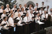 Der Männerchor bot ein abwechslungsreiches Weihnachtsprogramm. (Bild: Fritz Heinze)