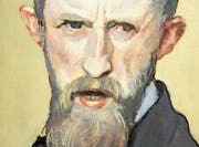 Ernst Würtenberger im «Selbstbildnis zornig». (Bild: PD)