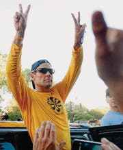 Lance Armstrong: «Der grösste Radfahrer aller Zeiten» im Doping-Sumpf versunken, aber ohne Reue. (Bild: ap/Graham Hughes)