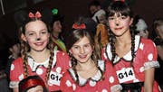 Die drei Minni-Mäuse Jolina, Maja und Saira. (Bilder: Andrea Müntener)