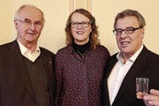 Leben gerne in Frauenfeld: Domenico Ravizza mit seiner Schwester Rosanna Blasi-Ravizza sowie deren Ehemann Lino Blasi. (Bild: Hugo Berger)