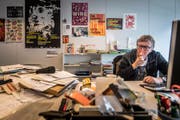 Redaktorenbueros vor dem Umzug: Marcel Elsener (Bild: Michel Canonica (Michel Canonica))