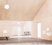 Auch in die Vorbereitungsarbeiten und Planung des Neubaus Schulhaus Feld (Bild mit Teilansicht innen) war Regula Widrig als scheidende Präsidentin der Neubaukommission stark involviert. (Bild: PD)