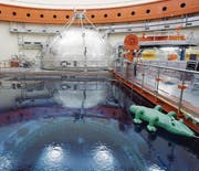 Der Reaktor des Kernkraftwerks Leibstadt. (Bild: Walter Bieri/Keystone (Leibstadt, 14. August 2007))